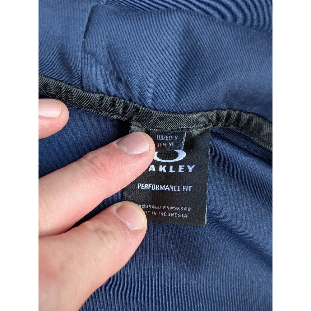 Oakley Enhance Synchronism Jacket‎ 3.0 Size Small Blue Full Zip FOA400153